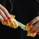 Pizza Waffle Savory Breadstick Pepperoni Cheese Mozzarella