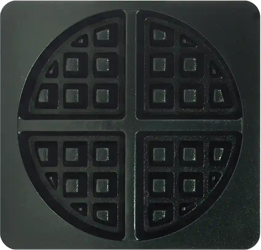 Belgian waffle plate