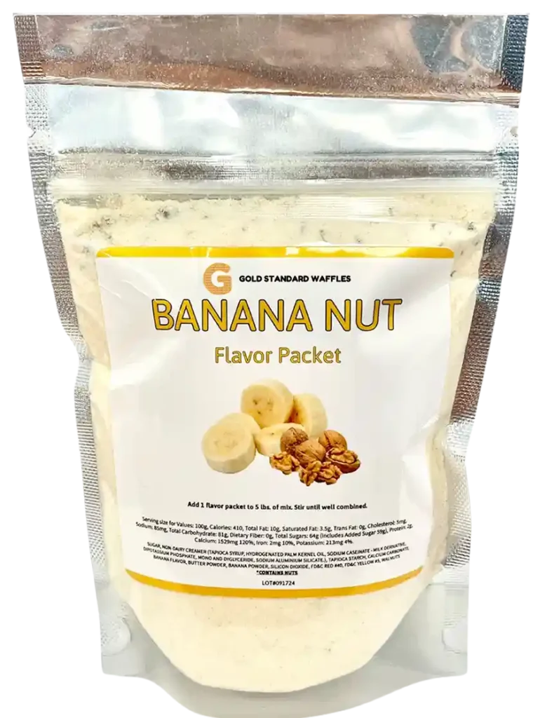 GSW Banana Nut waffle and pancake flavor pack