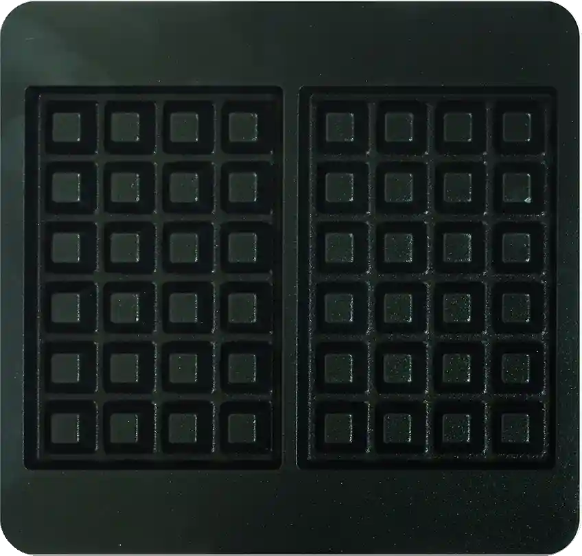 Liège waffle plate