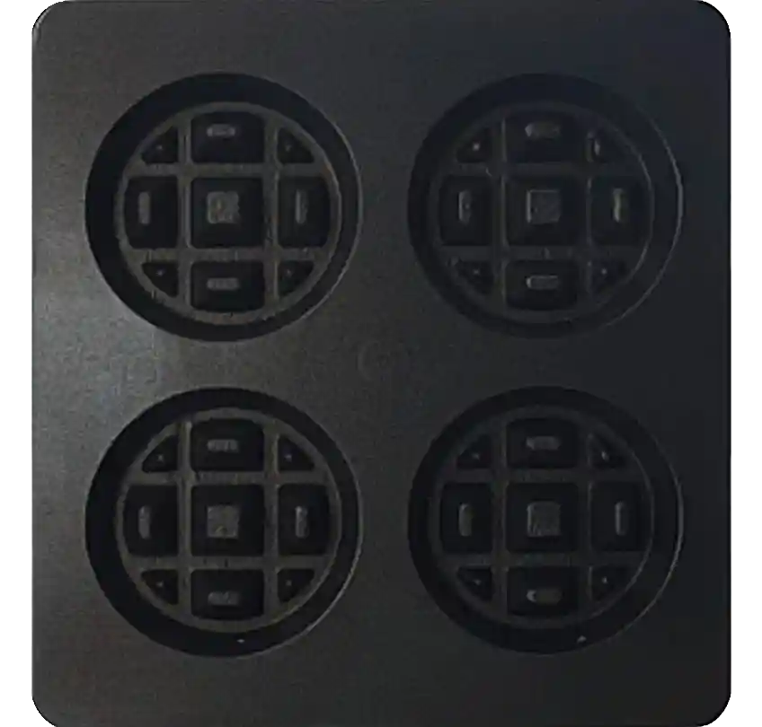 Mini waffle plate